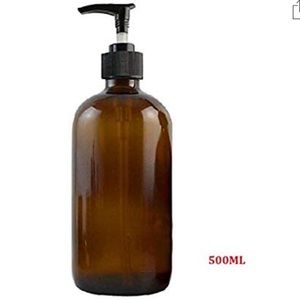 Amber Shampoo Bottle
